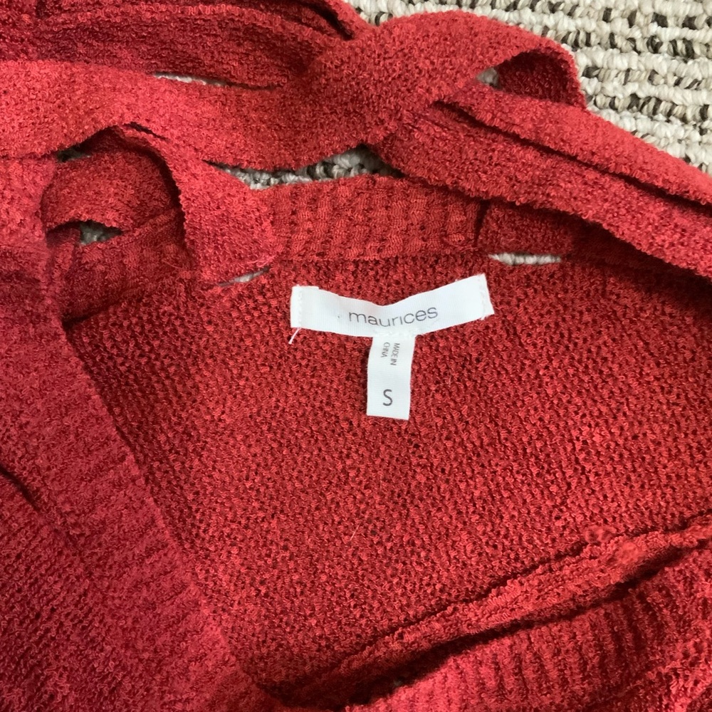 Maurices Vibrant Burnt Orange Sweater